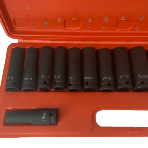 15pcs 1/2" Impact Socket Set 10mm - 32mm