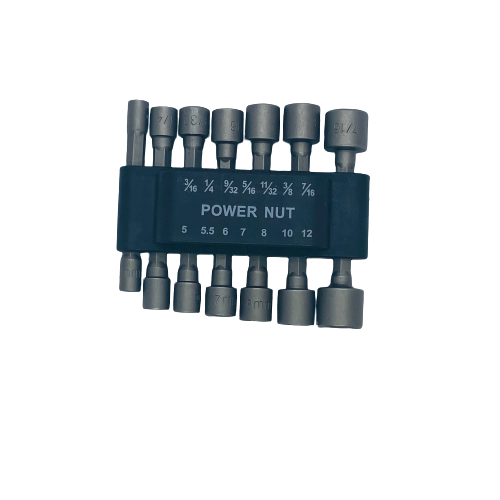 14 Piece Set Tek Roofing Screw Drill Bit Socket