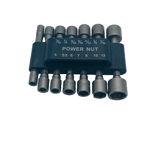 14 Piece Set Tek Roofing Screw Drill Bit Socket