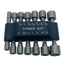 14 Piece Set Tek Roofing Screw Drill Bit Socket