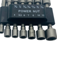 14 Piece Set Tek Roofing Screw Drill Bit Socket