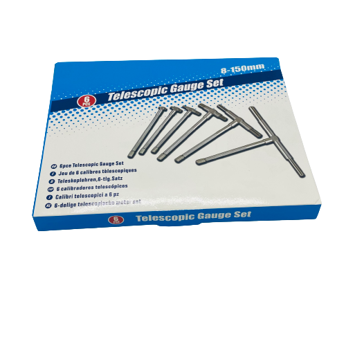 Telescopic T Gauge Set (8-150mm) - Set of 6