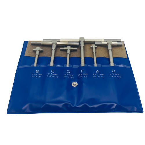 Telescopic T Gauge Set (8-150mm) - Set of 6