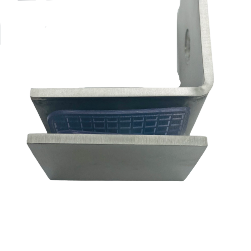 Shower Screen Wall to Glass 90° Clamp