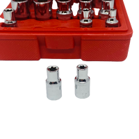 14 Piece External Torx Socket Set Female Bit