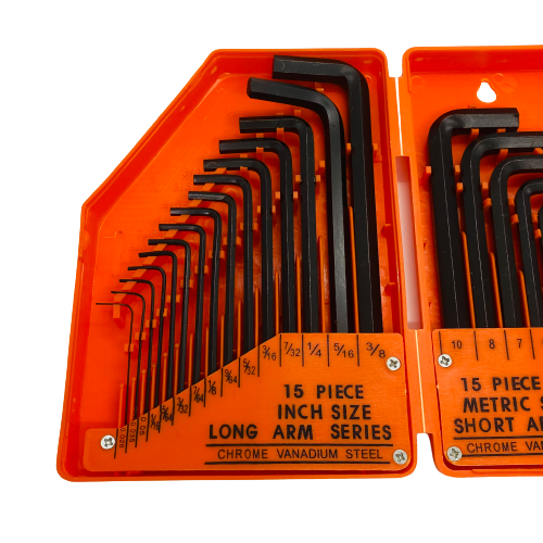 30 Piece Allen Key Metric / Imperial Set
