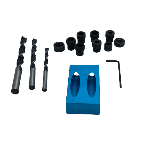 15 Degree Dowel Jig Drill Guide Set (17PCS set)