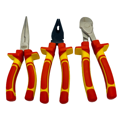 3 Piece 1000V Insulated Electrican Plier Set
