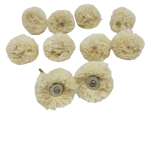10 Piece Set of Cotton Buffer Wheels