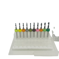 Tungsten Carbide Micro Drill Bits - Pack Set of 10