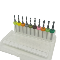 Tungsten Carbide Micro Drill Bits - Pack Set of 10