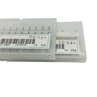 Tungsten Carbide Micro Drill Bits - Pack Set of 10