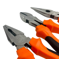 3 Piece Combination Pliers Set 6" 160mm