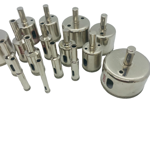 Diamond Glass Cutter Hole Saw - 16 Piece Set