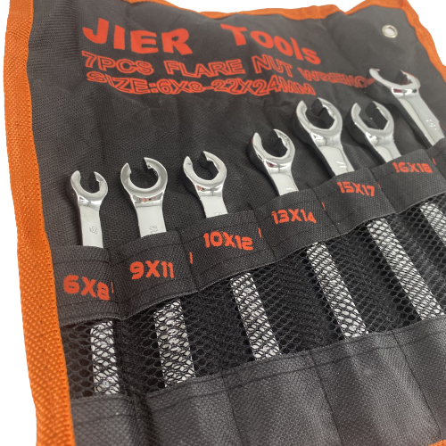 7 Piece Flare Nut Spanner / Wrench  Set