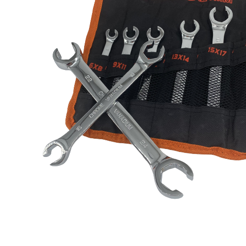7 Piece Flare Nut Spanner / Wrench  Set