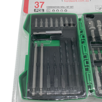 37 Piece Combination Drill Bit Set