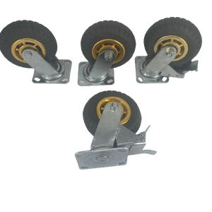6" (150mm) Heavy Duty Swivel Castor Wheels - 4 Piece Set