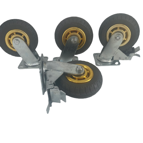 6" (150mm) Heavy Duty Swivel Castor Wheels - 4 Piece Set