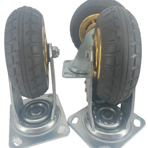 6" (150mm) Heavy Duty Swivel Castor Wheels - 4 Piece Set