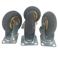 6" (150mm) Heavy Duty Swivel Castor Wheels - 4 Piece Set