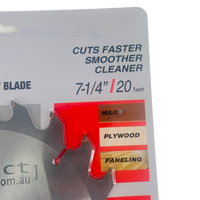 Circular Saw Blades - 185mm - 20T (NAIL / METAL CUTTING)