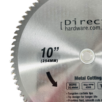 Drop / Mitre Saw Blades - 254mm - 80T (METAL CUTTING)