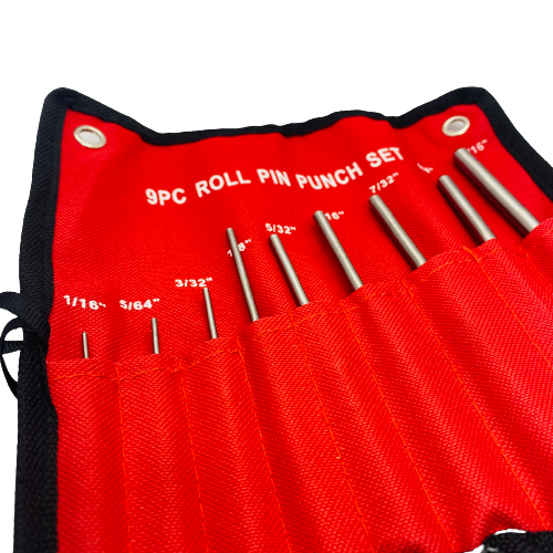 Roll Pin Punch - 9 Piece Set