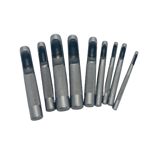 9 Piece Hollow Punch Set