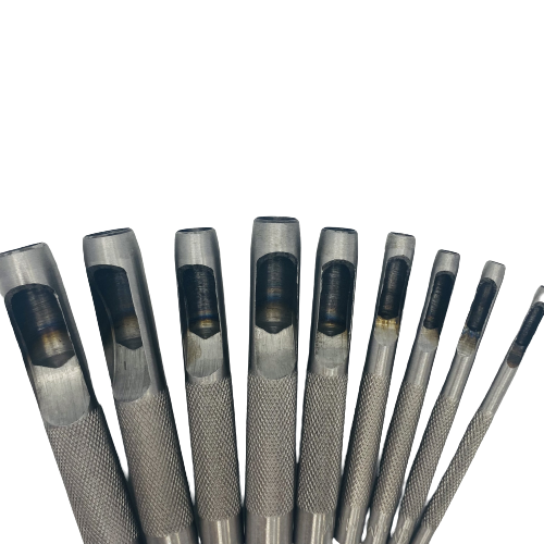 9 Piece Hollow Punch Set