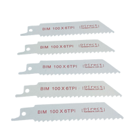 Reciprocating Saw Blades - 100mm / 6TPI (Packs of 5)