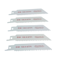 Reciprocating Saw Blades - 100mm / 6TPI (Packs of 5)