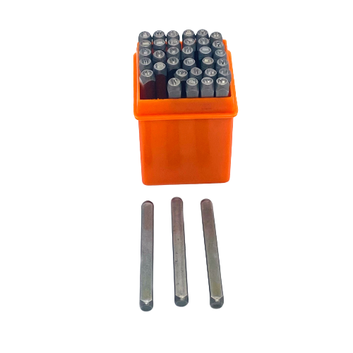 Letters and Numbers Stamp Punch Set - 37 Pieces