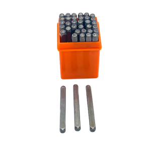 Letters and Numbers Stamp Punch Set - 37 Pieces