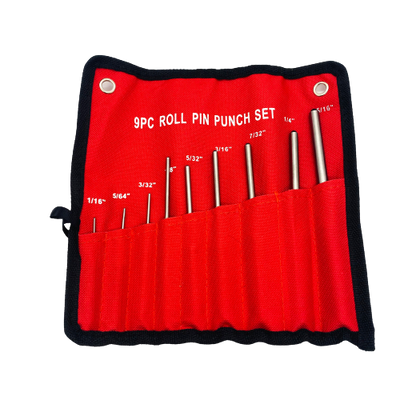 Roll Pin Punch - 9 Piece Set