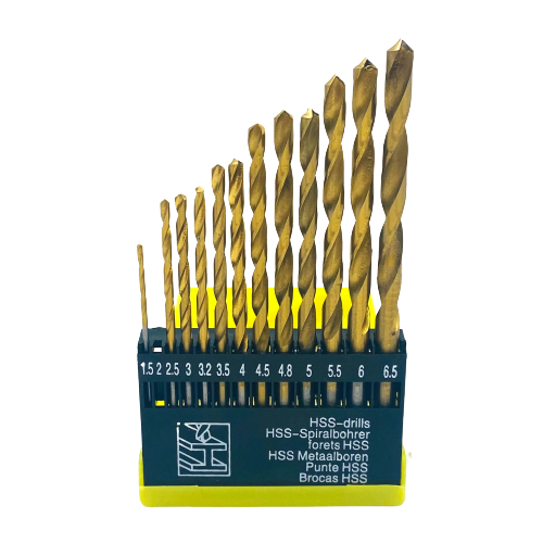 Hss titanium best sale drill bits
