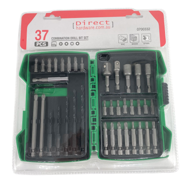 37 Piece Combination Drill Bit Set