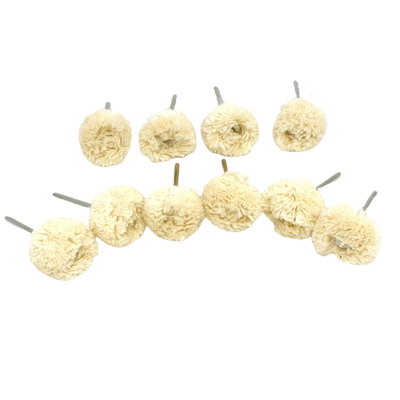 10 Piece Set of Cotton Buffer Wheels