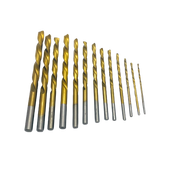 13 Piece Left Handed Reverse Drill Bit Set