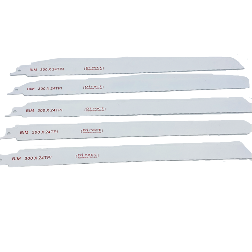 Reciprocating Saw Blades - 300mm / 24 TPI (Packs of 5)