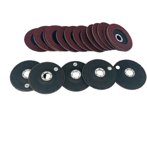 125mm Grinder Sanding Flap Discs - 50 Pieces Mixed Grit