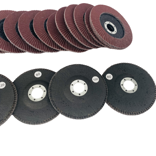 125mm Grinder Sanding Flap Discs - 50 Pieces Mixed Grit