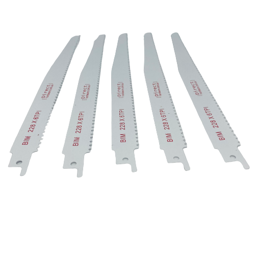 Reciprocating Saw Blades - 225mm / 6TPI (Packs of 5)