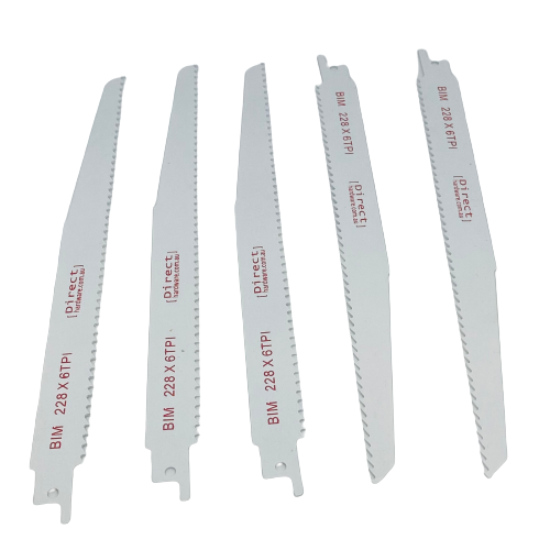 Reciprocating Saw Blades - 225mm / 6TPI (Packs of 5)