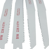 Reciprocating Saw Blades - 225mm / 6TPI (Packs of 5)