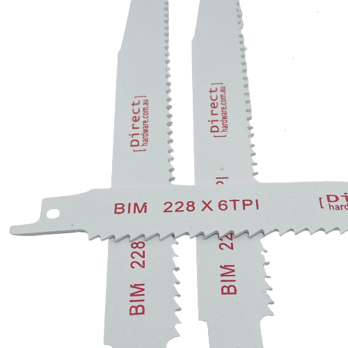 Reciprocating Saw Blades - 225mm / 6TPI (Packs of 5)