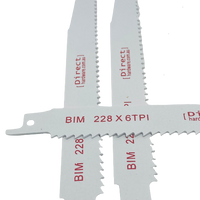 Reciprocating Saw Blades - 225mm / 6TPI (Packs of 5)