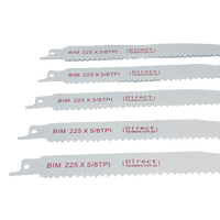 Reciprocating Saw Blades - 225mm / 5-8TPI (Packs of 5)