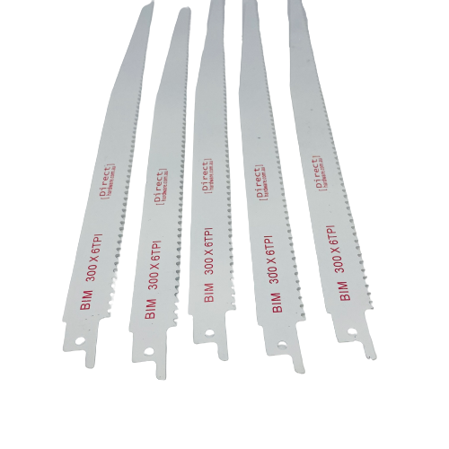 Reciprocating Saw Blades - 300mm / 6TPI (Packs of 5)
