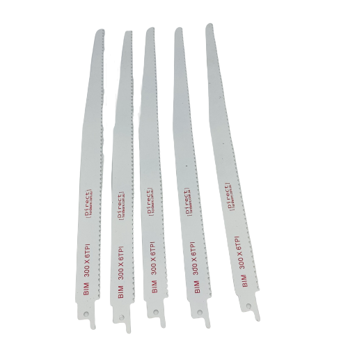 Reciprocating Saw Blades - 300mm / 6TPI (Packs of 5)